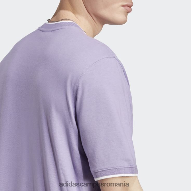 adidas campus romania lila rekive tee fashion bărbați liliac J266N25744