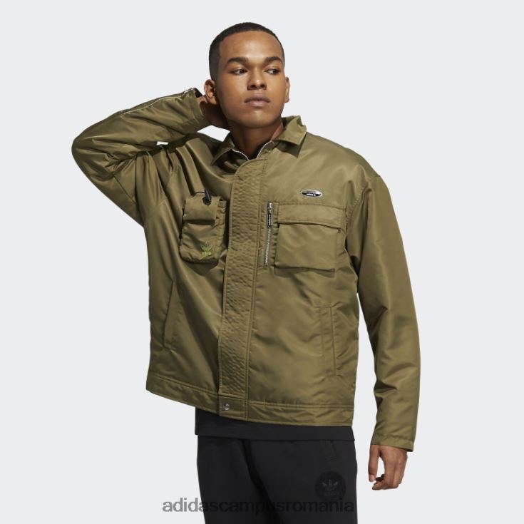 adidas campus romania măsline r.y.v. sacou bărbați măsline/tei J266N21505