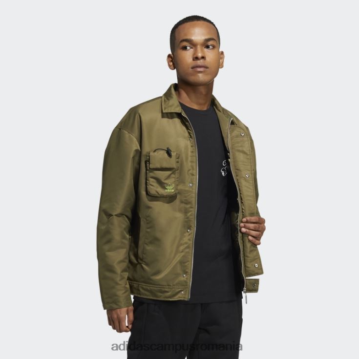 adidas campus romania măsline r.y.v. sacou bărbați măsline/tei J266N21505