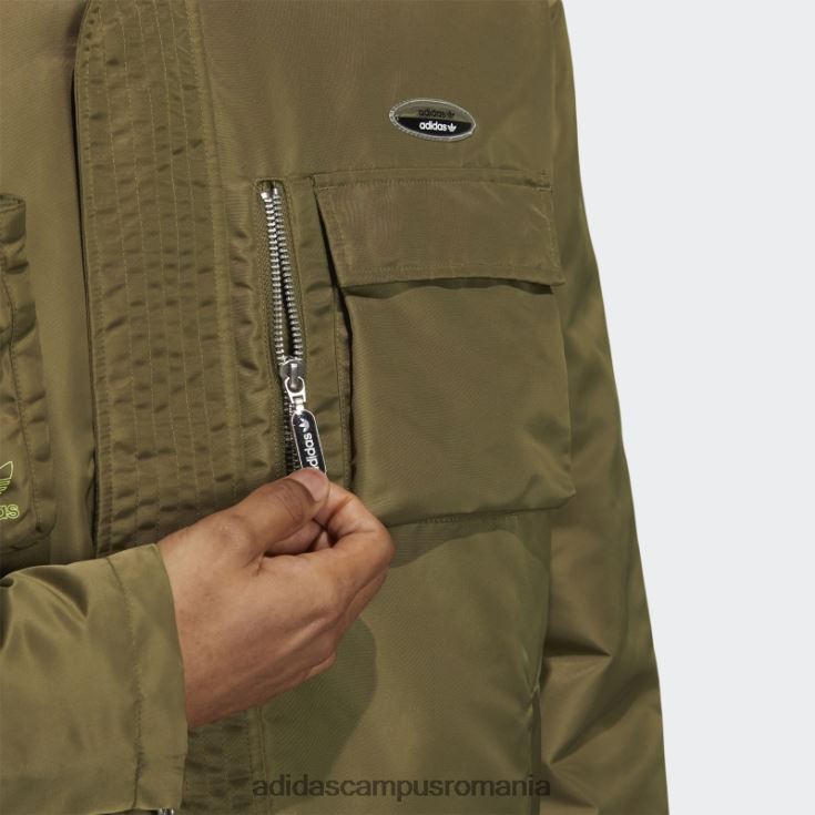 adidas campus romania măsline r.y.v. sacou bărbați măsline/tei J266N21505