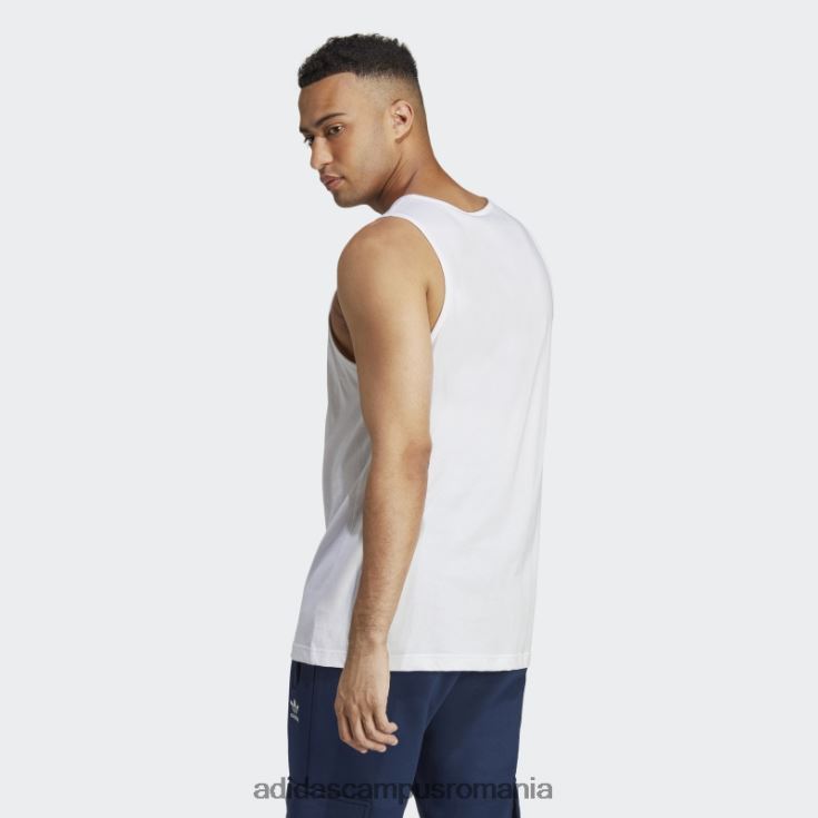 adidas campus romania maiou alb trefoil essentials bărbați alb J266N26370