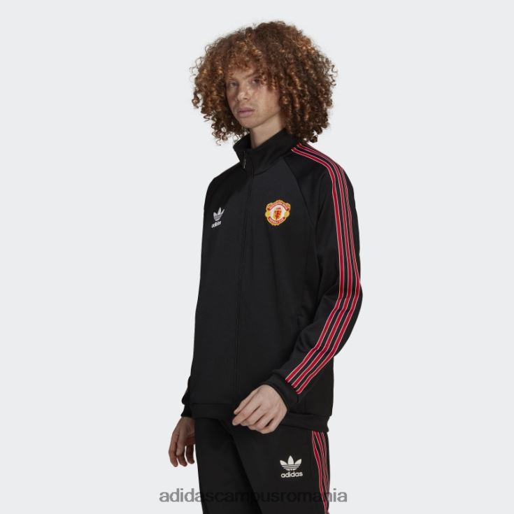 adidas campus romania manchester united trening top negru bărbați negru J266N214684