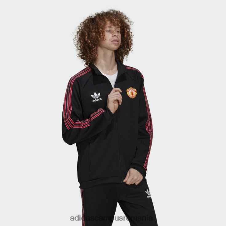 adidas campus romania manchester united trening top negru bărbați negru J266N214684
