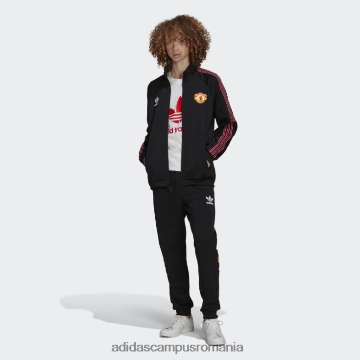 adidas campus romania manchester united trening top negru bărbați negru J266N214684