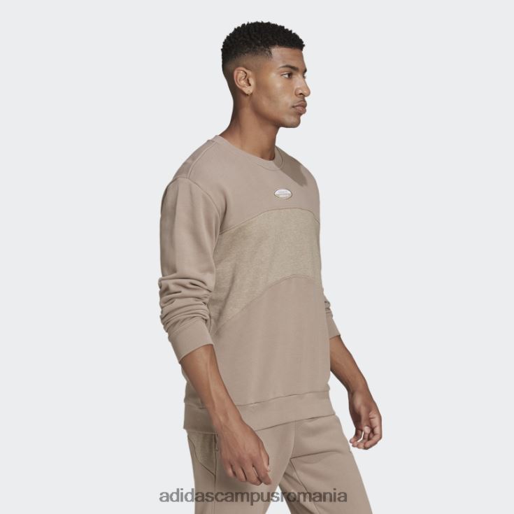 adidas campus romania maro cretos r.y.v. hanorac de bază pentru echipaj bărbați maro cretos J266N215071