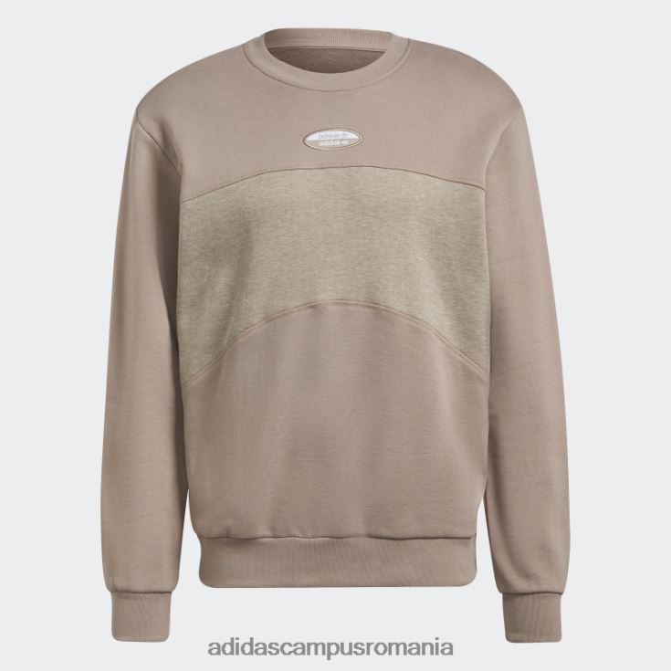 adidas campus romania maro cretos r.y.v. hanorac de bază pentru echipaj bărbați maro cretos J266N215071