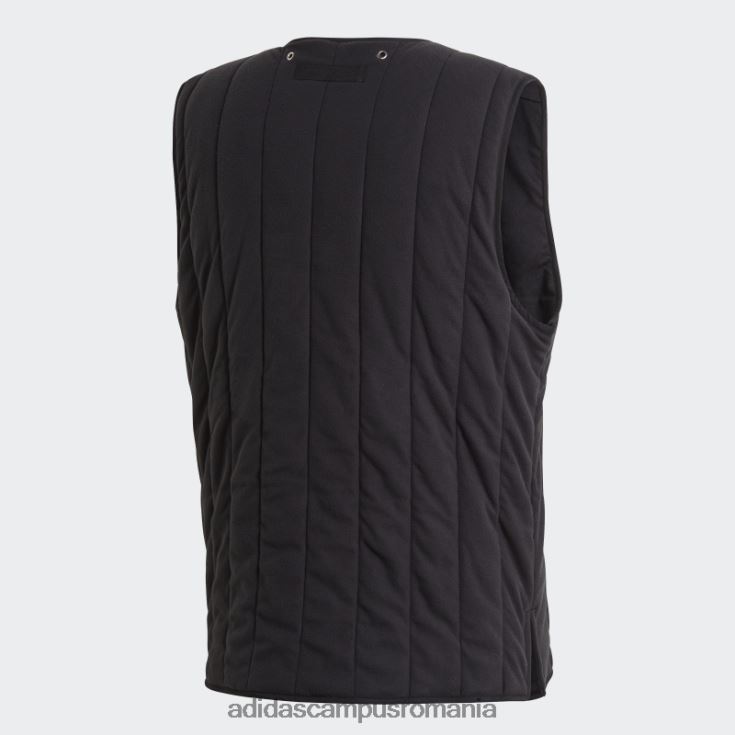 adidas campus romania negru r.y.v. vestă căptușită bărbați negru J266N214879