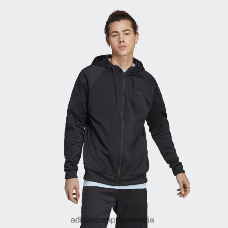 adidas campus romania negru rekive cu glugă sport top fashion bărbați negru J266N214546