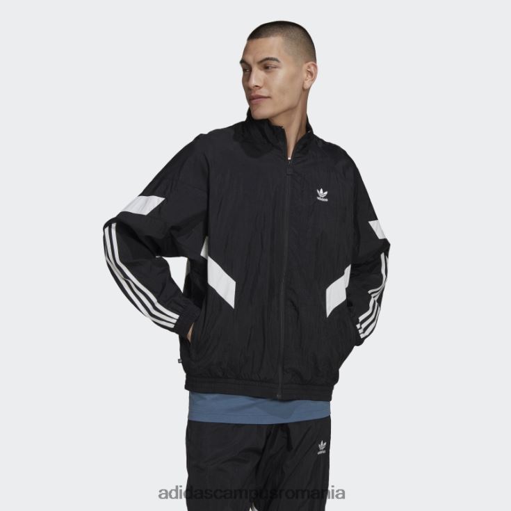 adidas campus romania negru rekive track top fashion bărbați negru J266N214787