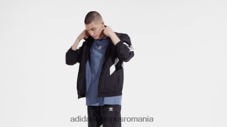 adidas campus romania negru rekive track top fashion bărbați negru J266N214787