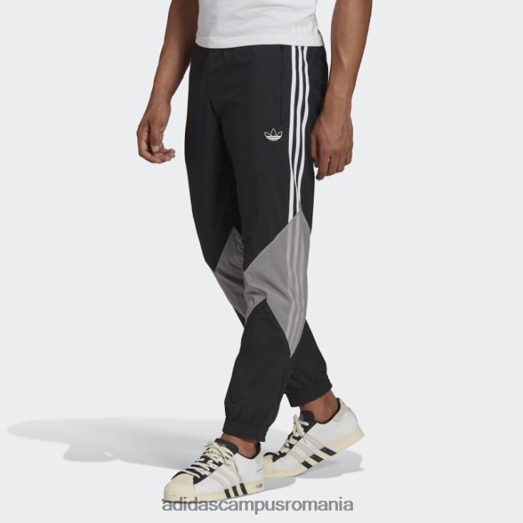 adidas campus romania negru sprt fulger pantaloni de trening fierbinte bărbați negru J266N215264