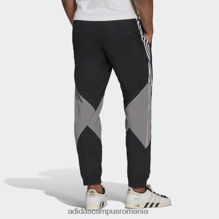 adidas campus romania negru sprt fulger pantaloni de trening fierbinte bărbați negru J266N215264