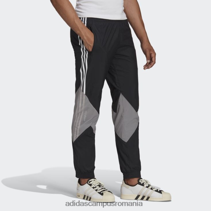adidas campus romania negru sprt fulger pantaloni de trening fierbinte bărbați negru J266N215264