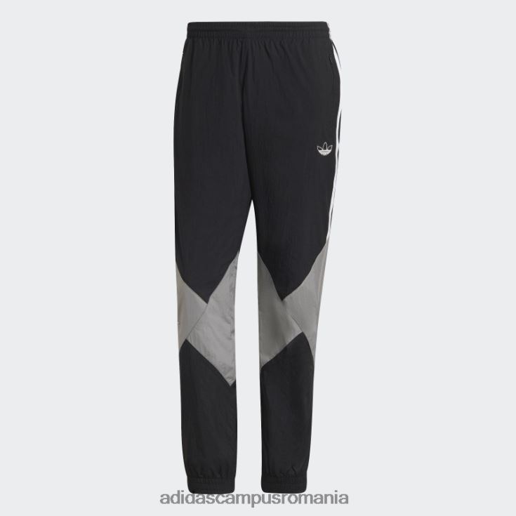 adidas campus romania negru sprt fulger pantaloni de trening fierbinte bărbați negru J266N215264