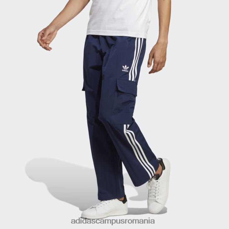adidas campus romania night indigo adicolor classics pantaloni cargo cu 3 dungi adidas bărbați indigo de noapte J266N25085