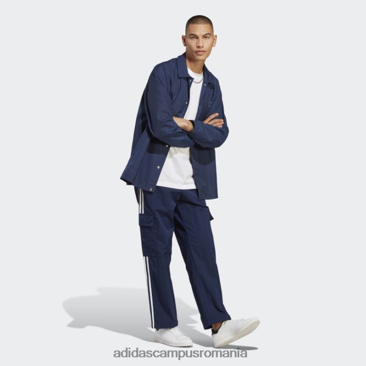 adidas campus romania night indigo adicolor classics pantaloni cargo cu 3 dungi adidas bărbați indigo de noapte J266N25085