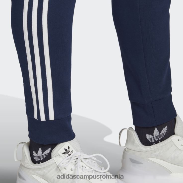 adidas campus romania night indigo adicolor classics pantaloni cu 3 dungi bărbați indigo de noapte J266N26994