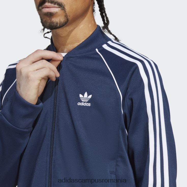 adidas campus romania night indigo adicolor classics sst track top bărbați indigo de noapte J266N213084