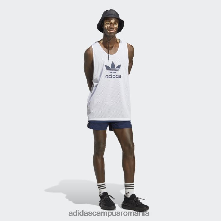 adidas campus romania night indigo adicolor classics tricou baschet trefoil bărbați noapte indigo/alb J266N26724