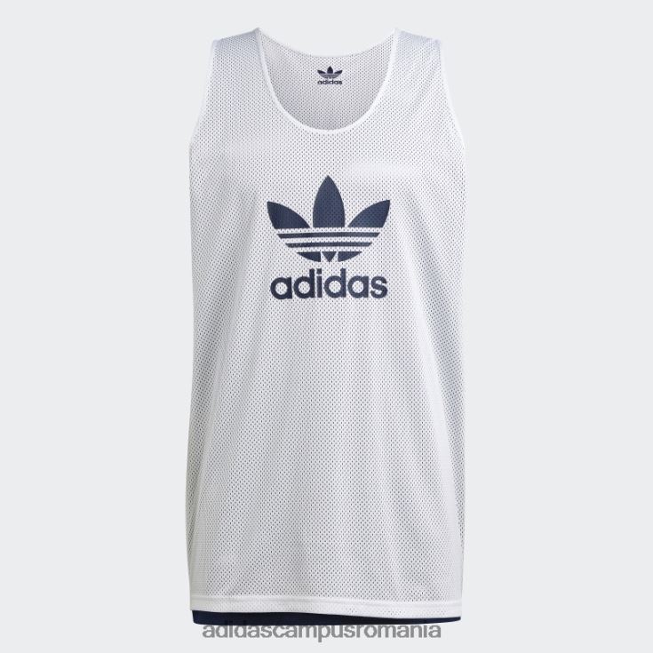 adidas campus romania night indigo adicolor classics tricou baschet trefoil bărbați noapte indigo/alb J266N26724