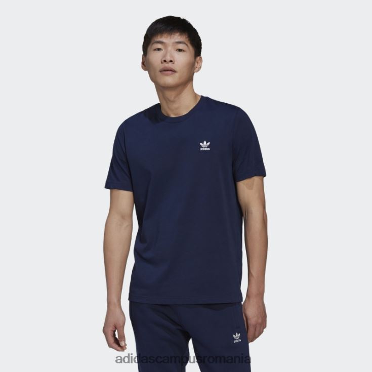 adidas campus romania night indigo adicolor essentials trefoil tricou bărbați indigo de noapte J266N27013