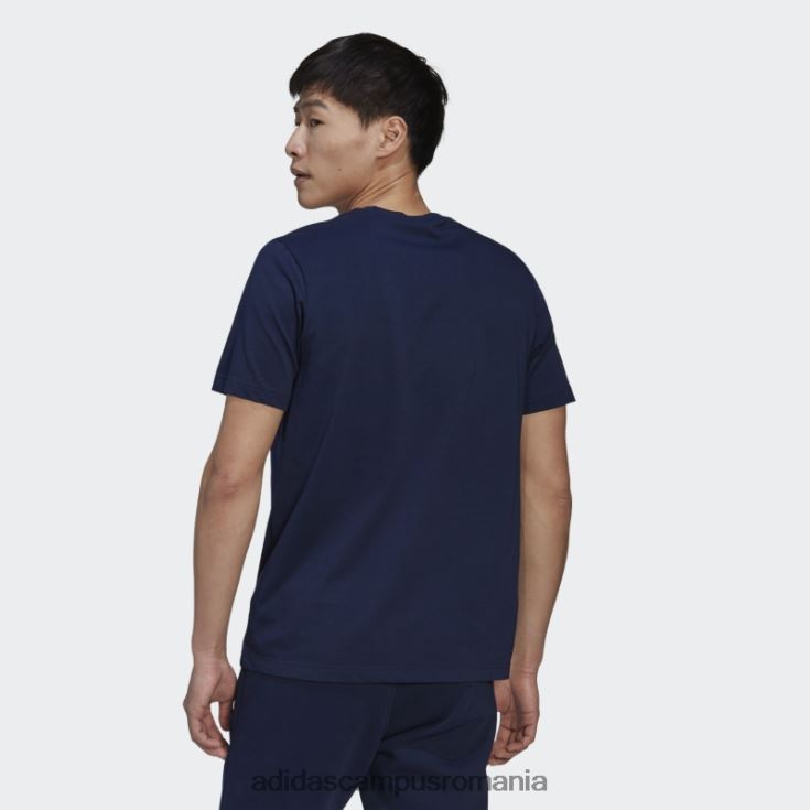adidas campus romania night indigo adicolor essentials trefoil tricou bărbați indigo de noapte J266N27013
