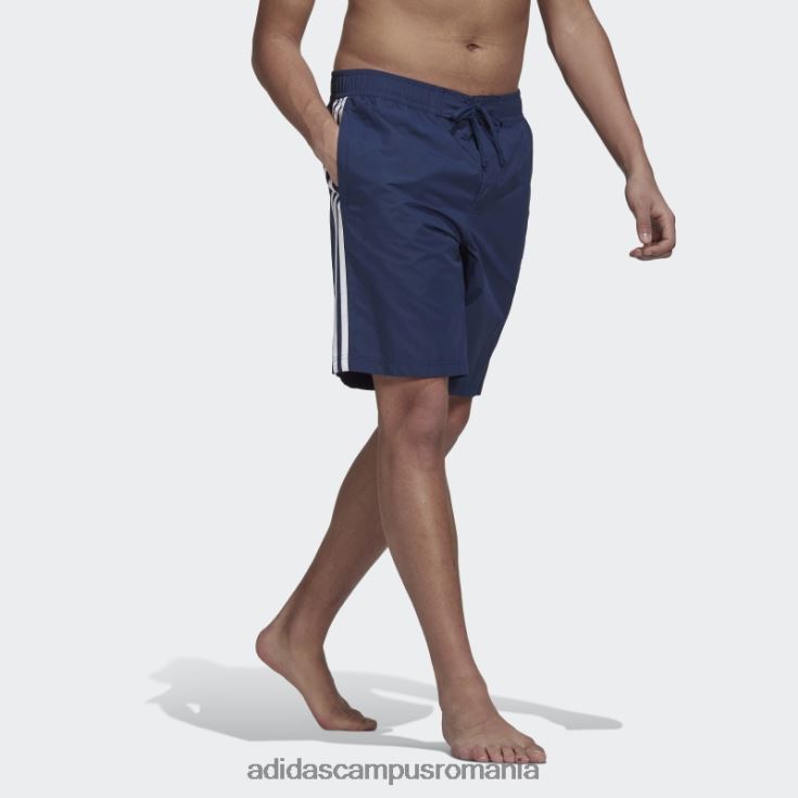 adidas campus romania night indigo adicolor pantaloni scurți board cu 3 dungi adidas bărbați indigo de noapte J266N25589