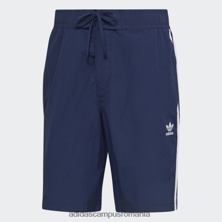 adidas campus romania night indigo adicolor pantaloni scurți board cu 3 dungi adidas bărbați indigo de noapte J266N25589