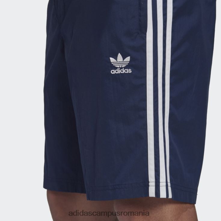 adidas campus romania night indigo adicolor pantaloni scurți board cu 3 dungi adidas bărbați indigo de noapte J266N25589