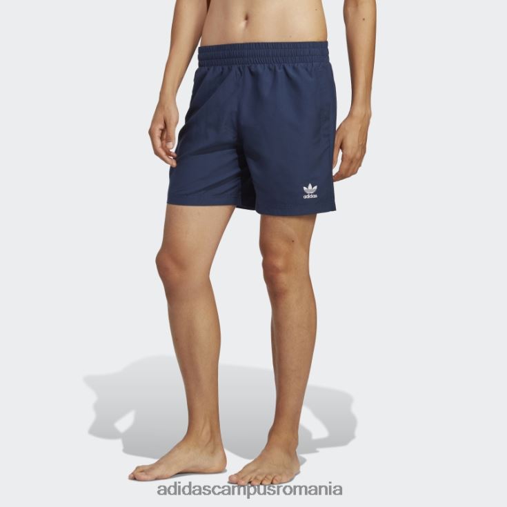 adidas campus romania originals essentials pantaloni scurți de baie uni night indigo bărbați noapte indigo/alb J266N213910