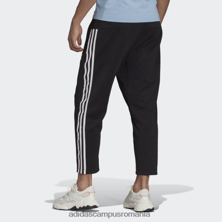 adidas campus romania pantaloni adicolor classics 3 dungi 7/8 negri adidas bărbați negru J266N215306
