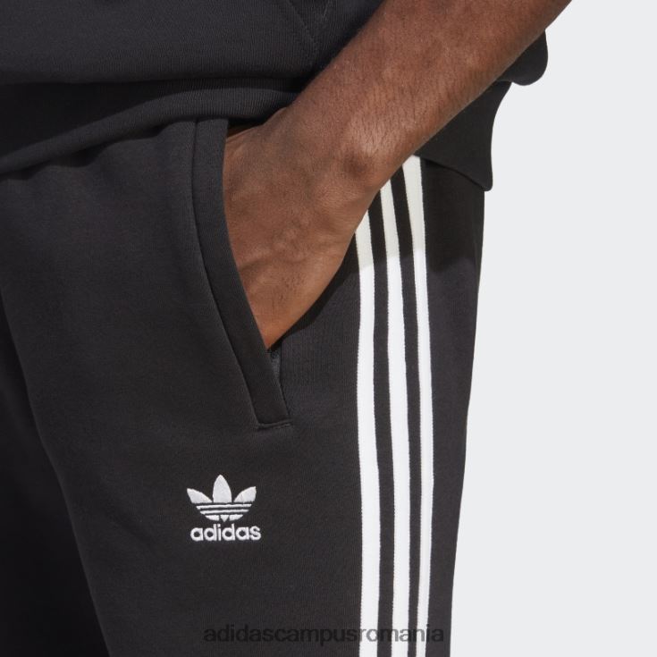 adidas campus romania pantaloni adicolor classics cu 3 dungi negri bărbați negru J266N24844