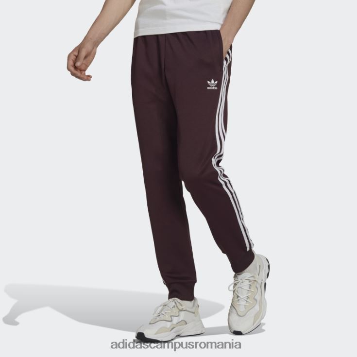 adidas campus romania pantaloni adicolor classics primeblue sst maro adidas bărbați maro/alb J266N25010