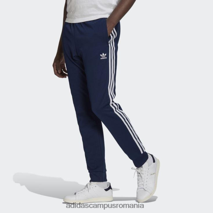 adidas campus romania pantaloni adicolor classics primeblue sst night indigo adidas bărbați noapte indigo/alb J266N26546
