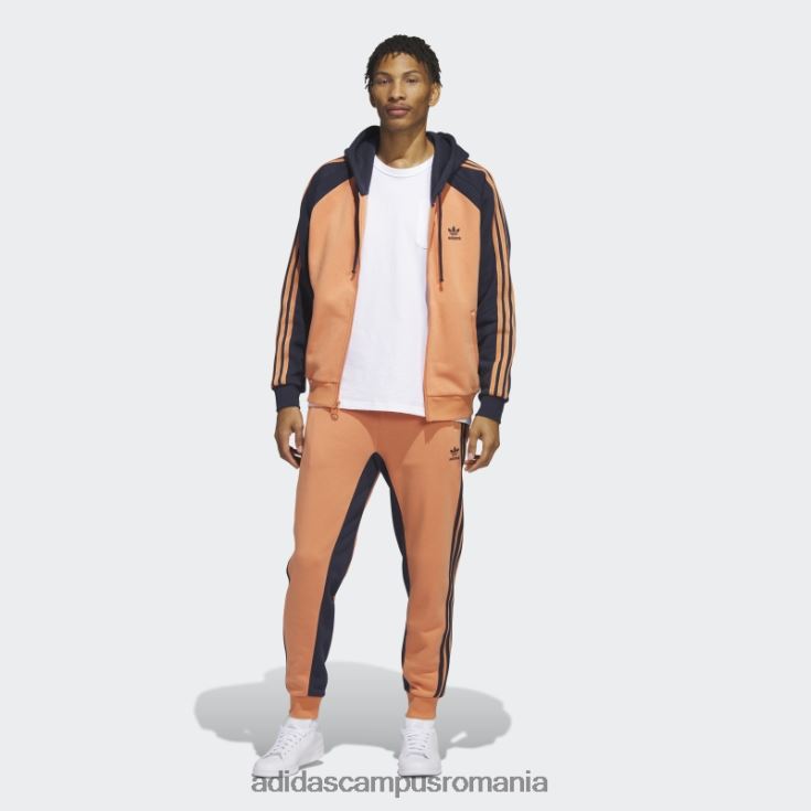 adidas campus romania pantaloni adidas hazy copper sst fleece bărbați cupru/cerneală neclară J266N26051