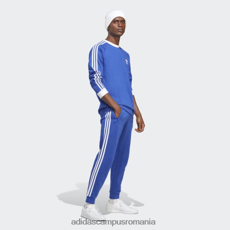 adidas campus romania pantaloni albastru adicolor classics cu 3 dungi bărbați albastru J266N26124
