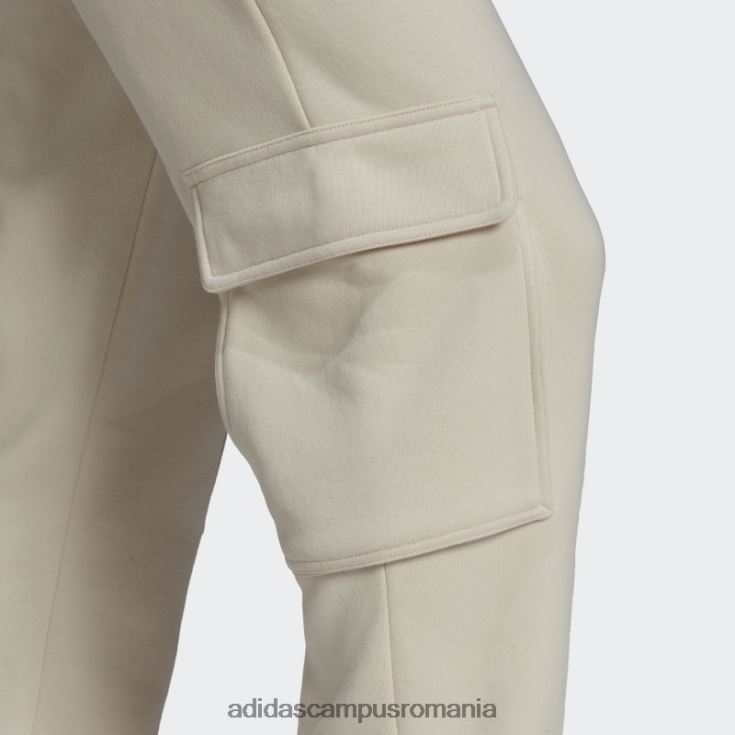 adidas campus romania pantaloni cargo adicolor essentials trefoil alb bărbați alb J266N27544