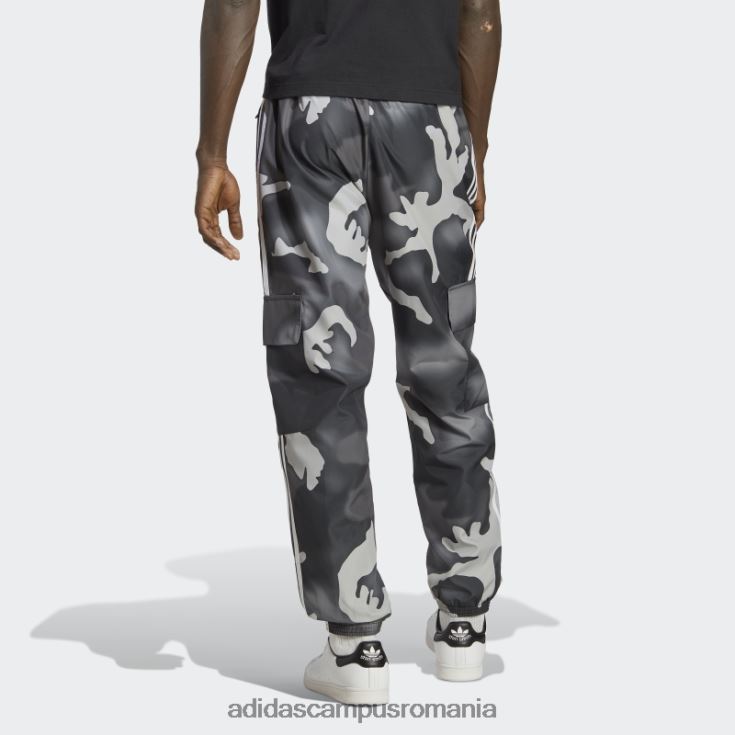 adidas campus romania pantaloni cargo camo cu grafic negru bărbați negru J266N213247