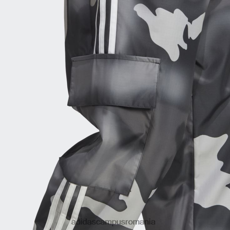 adidas campus romania pantaloni cargo camo cu grafic negru bărbați negru J266N213247