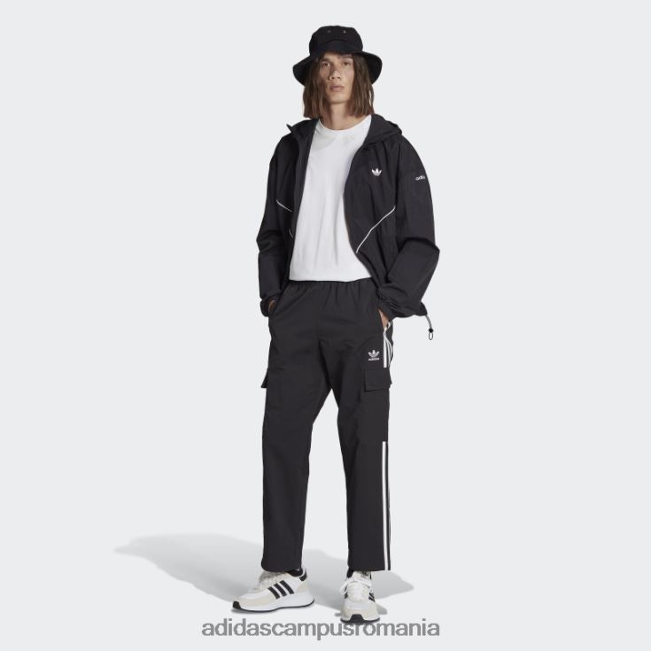 adidas campus romania pantaloni cargo negri adicolor classics cu 3 dungi adidas bărbați negru J266N2975