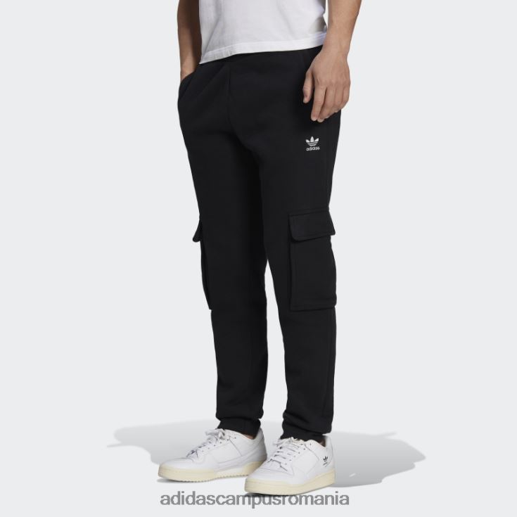 adidas campus romania pantaloni cargo negri adicolor essentials trefoil adidas bărbați negru J266N21671