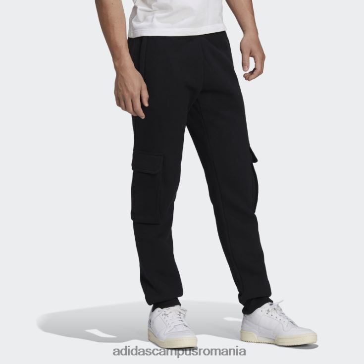 adidas campus romania pantaloni cargo negri adicolor essentials trefoil adidas bărbați negru J266N21671