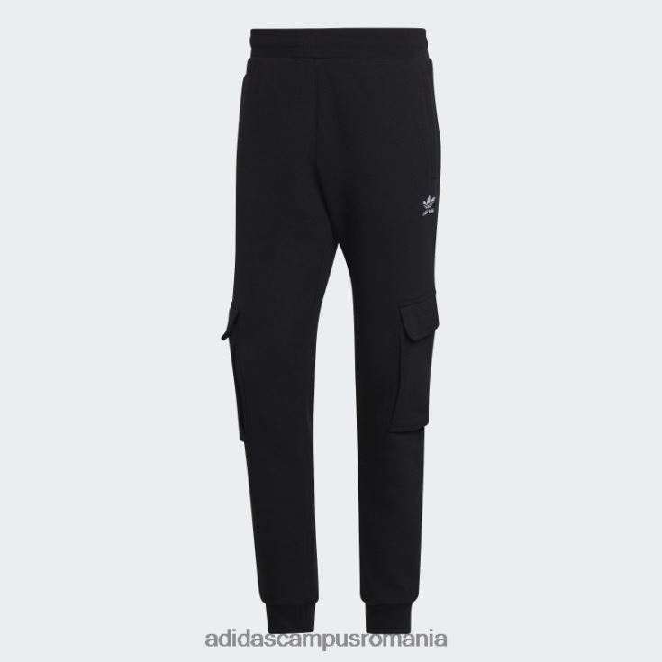 adidas campus romania pantaloni cargo negri adicolor essentials trefoil adidas bărbați negru J266N21671