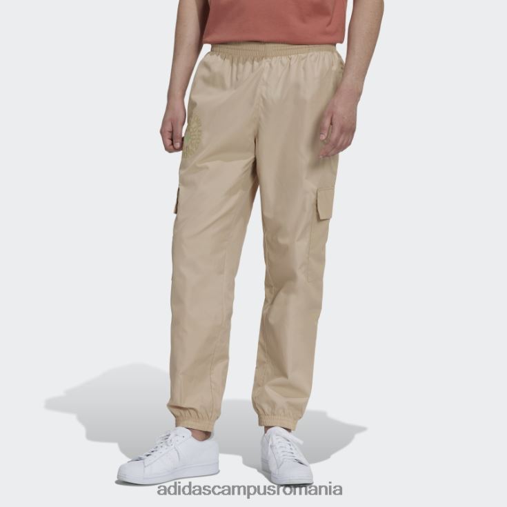 adidas campus romania pantaloni cargo ozworld cu grafic bej bărbați bej J266N27349
