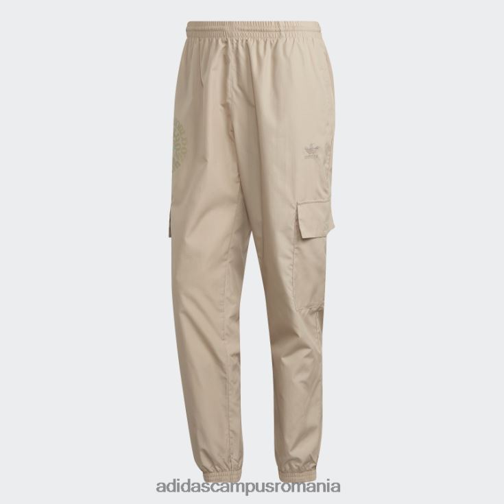 adidas campus romania pantaloni cargo ozworld cu grafic bej bărbați bej J266N27349