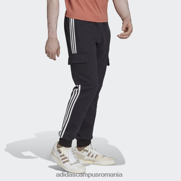 adidas campus romania pantaloni cargo slim adicolor cu 3 dungi adidas bărbați negru J266N26927
