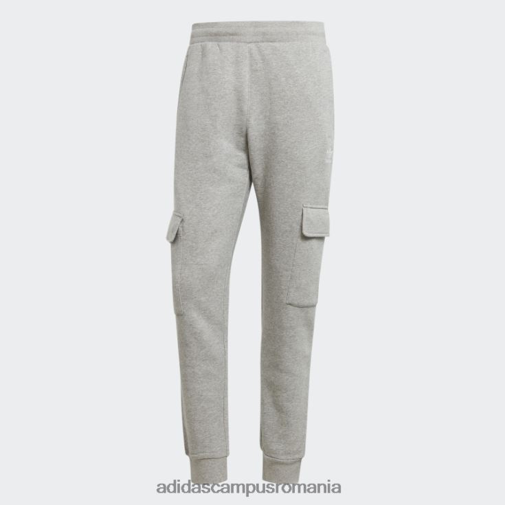 adidas campus romania pantaloni cargo trefoil essentials gri mediu bărbați gri mediu J266N25239