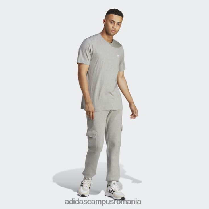 adidas campus romania pantaloni cargo trefoil essentials gri mediu bărbați gri mediu J266N25239