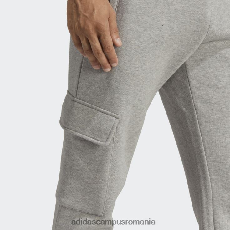 adidas campus romania pantaloni cargo trefoil essentials gri mediu bărbați gri mediu J266N25239