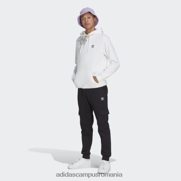 adidas campus romania pantaloni cargo trefoil essentials negri bărbați negru J266N25663